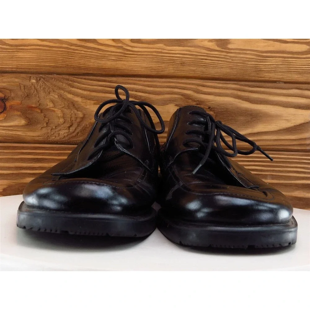 Nunn Bush‎ Sz 11 Oxford Black Leather Men Lace Up NXXT Medium